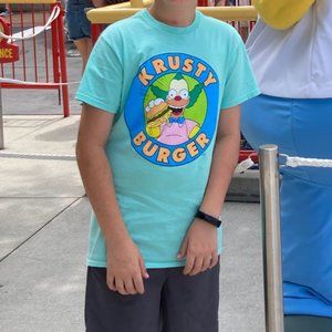 The Simpsons | Krusty the Clown Krusty Burger | Men's Sz Small